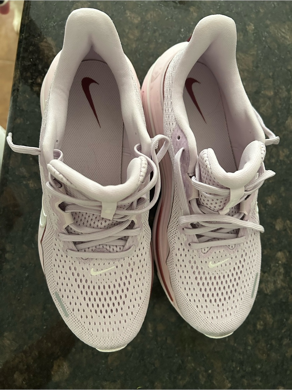 Nike Women’s Athletic Shoes in Light Lavender with Pink Accents